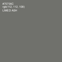 #70706C - Limed Ash Color Image